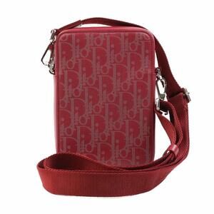 DIOR Red Leather Shoulder Bag